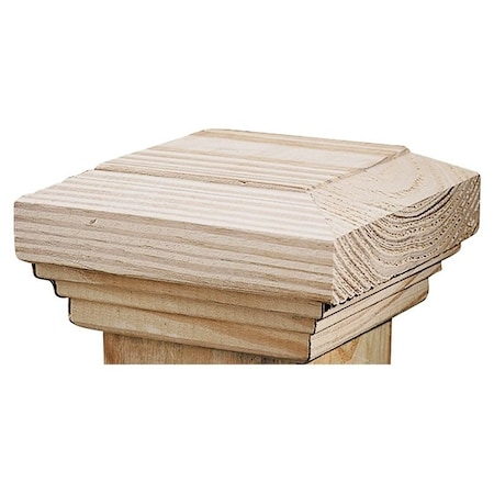 Upf UPF 105701 Post Cap, 5-1/2 x 5-1/2 in Post/Joist, 6 in L, 6 in W 105701