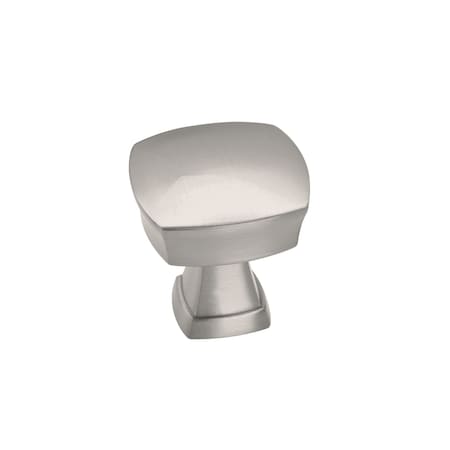 Amerock Stature 1-1/4 in 32 mm Length Satin Nickel Cabinet Knob BP11287G10