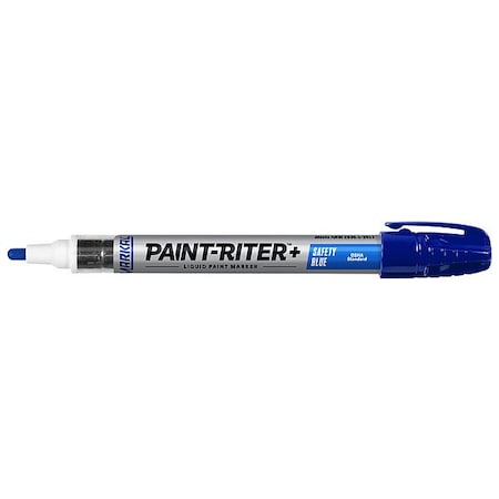 Markal Paint Marker, Medium Tip, Blue Color Family, Paint 97275G