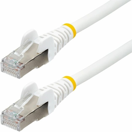 Startech.Com 75FT WHITE CAT6A ETHERNET CABLE, SNAGLESS RJ45, 10G, 100W POE, S/FTP, LSZH, 27AW NLWH-75F-CAT6A-PATCH