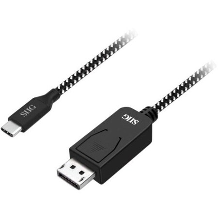Siig 2M6.6FT USB-C TO DP CABLE, EASILY ADD A DISPLAYPORT DISPLAY TO YOUR USB TYPE- CB-TC0A12-S1