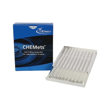 Chemetrics Single Parameter Refill, 4 1/4 in H, PK30 R-6201