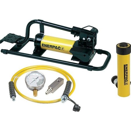 Enerpac Ram and Pump Set, Single Acting SCR102FP