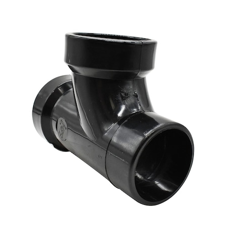 Thrifco Plumbing 4" ABS Double Sanitary Tee 6792185