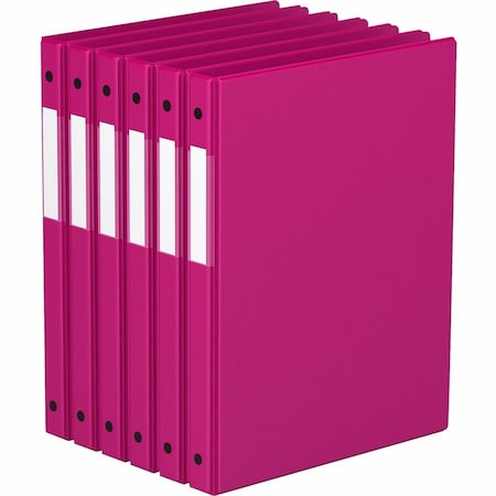 Davis Group Premium Economy, Round Ring, Binder, (Pink, 5/8"), PK6 2300-43-06