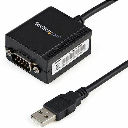 Startech.Com 1 Port FTDI USB to Serial RS232 Adapter Cable with COM Retention - TAA ICUSB2321F