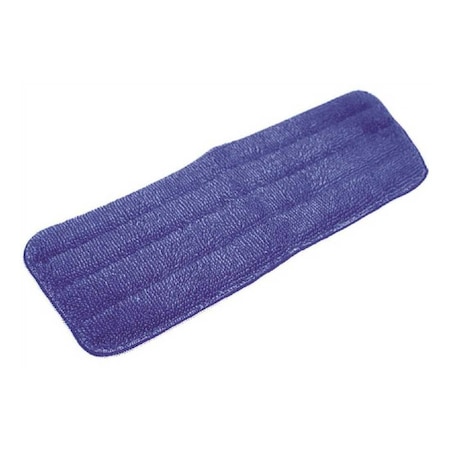 Renown 18 in. Blue Microfiber Flat Mop Pad, 3PK MPRB318