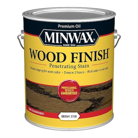 Minwax Wood Stain, 1 qt, True Black 108510000
