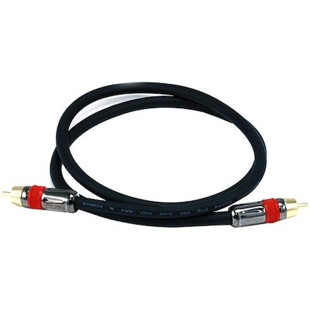 Monoprice A/V Cable, RCA Coaxial M/M, CL2 rated, 3ft 2681