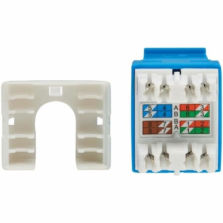 Tripp Lite CAT6 KEYSTONE JACK 4PPOE RJ45 BLUE TAA N238-001-BL-6A