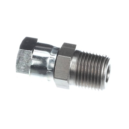 Henny Penny Fitting, Female, Swivel, 1/2in NPT, M 8 JIC FP01-317