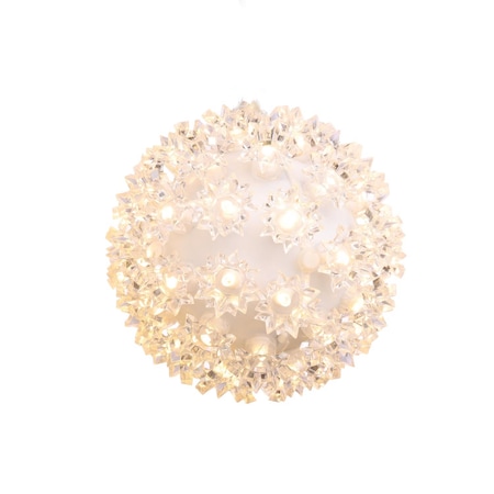 Celebrations Christmas LED Multi Starlight Sphere 6 in. Hanging Decor 23-02000A