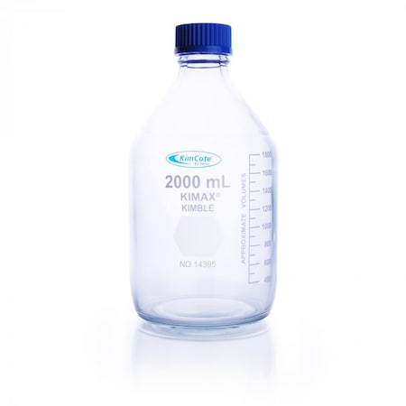 Kimble Chase KIMCOTE GL 45 Media Bottle, 10000 mL KC14395-10000