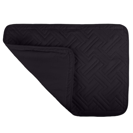 Lavish Home 3-Piece Queen Quilt Set Bedspread & 2 Pillow Shams with Embossed Diamond Pattern Lightweight Set 66-001-QBL