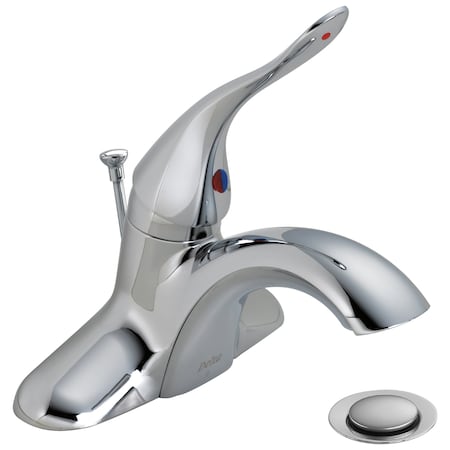 Delta Commercial Hdf Single Handle Centerset Lavatory Faucet In Chrome 515LF-HDF