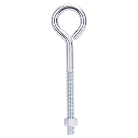 Eye Bolt,9.5 mm Thread,Machine Thread,3 in L Thread,1-5/8 in Dia Eye,292 lb Working Load,Steel