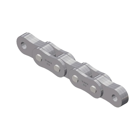 Senqcia Hi-Max Riveted Leaf chain, 100 ft OAL, 3/4 in Pitch, Carbon Steel BL623HMR100