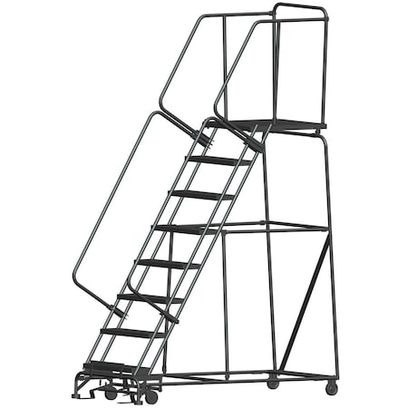 Ballymore Safety Rolling Ladder, Steel, 80 in.H 083228RSU