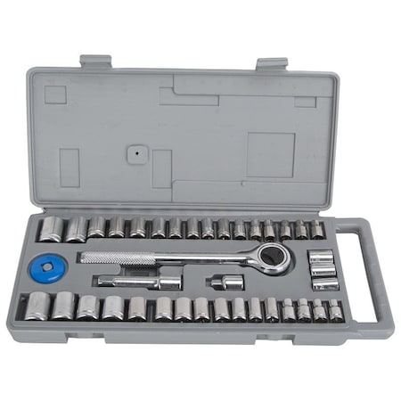 Vulcan Vulcan TG040-2 Socket Set, Steel, 40-Piece TG040-2