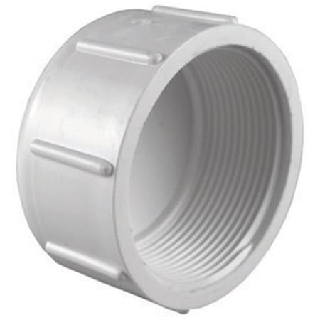 Pinpoint PVC021172400 4 in. Schedule 40 PVC Cap, White PI2737011