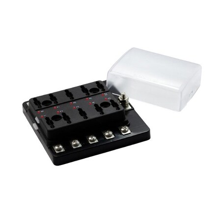 Optifuse Fuse Block for Regular Blade - LED, 10P BLR-I-510
