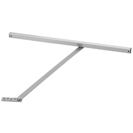 Glynn Johnson Medium Duty Surface Overhead Stop Only, Size 5, Satin Chromium Plated Finish, Non-Handed 455S-652