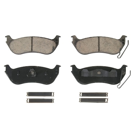 Wagner Brake QuickStop Rear Disc Brake Pad Set Ceramic, ZD1109