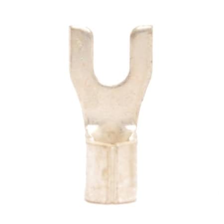 Hillsdale Terminal Fork Terminal, #6 Stud Size, 10 AWG, 600 V, 500 PK 10270BZ