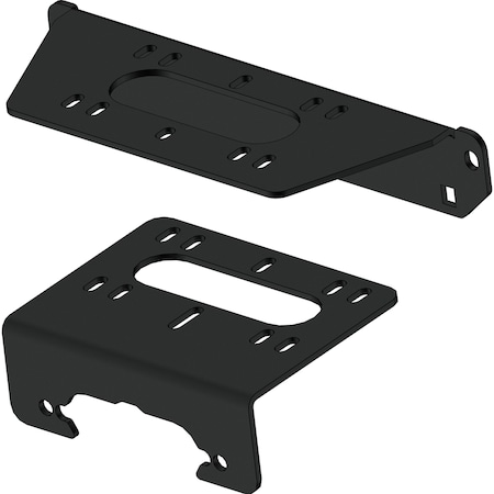 Kfi 102170 Polaris Ranger XP 1000 Winch Mount - 316 in Steel, BeadBlasted & Powder 102170