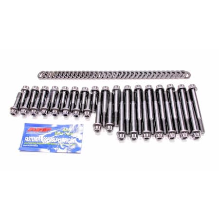 Arp 234-3701 12-Point Head Bolt Kit for Small Block Chevy Cast Iron OEM, Brodix ARP234-3701