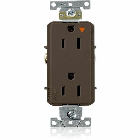 Leviton DPl IG Dup Rec 15A 125V Self-Gr Blu 16262-BIG