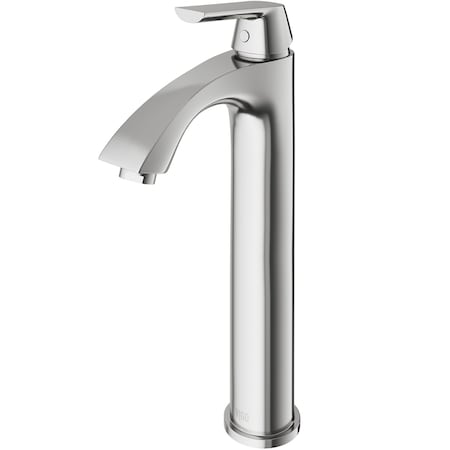 Vigo Linus Single Handle Single-Hole Bathroom Vessel Faucet in Brushed Nickel VG03013BN