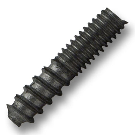 Csh Hanger Bolt, #8-32 Thread to 3/4 in, Steel, Plain Finish 14.832.075x25