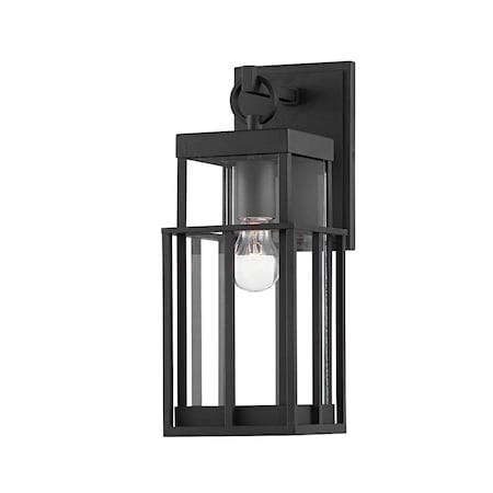 Troy Lighting Longport 1 Light Wall Sconce 6 In. Textured Black B6481-TBK