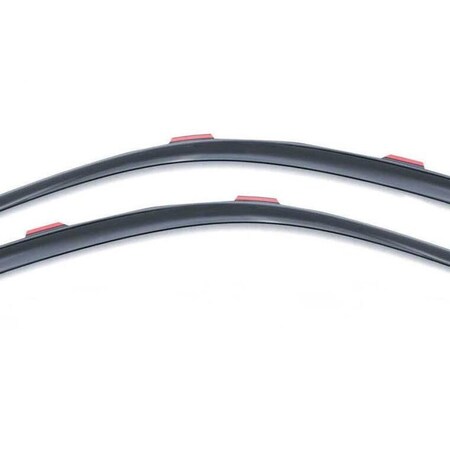 Ventshade Rainguards, Aerodynamic Design, In-Channel, Smoke, Acrylic, Set Of 2 192430