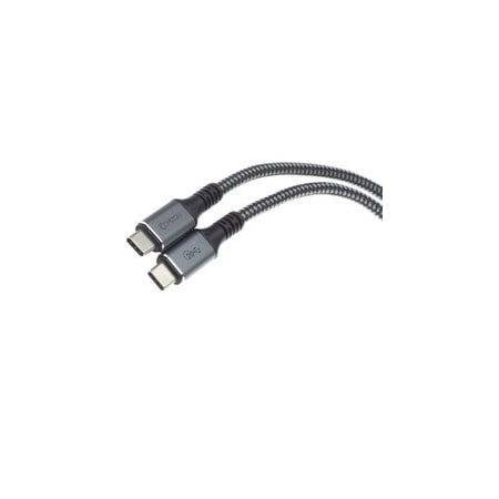 Cable Wholesale Comzon 20Gbps 100 watt USB4 Cable, 5K60, Fast Charging, USB Type C Male, Braided Jacket, 6 foot C2035