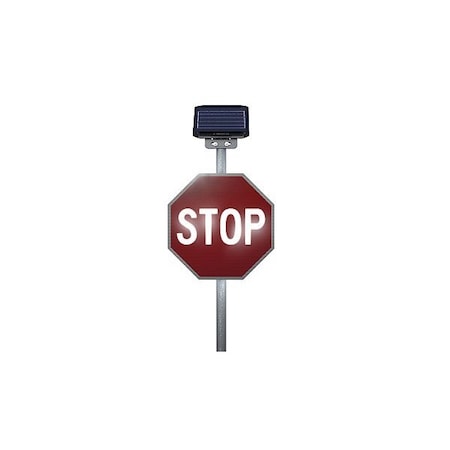 Tapco LED Stop Sign, Red, Solar 600673