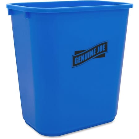 Genuine Joe 28quart Recycle Wastebasket, Blue, 12PK GJO57257CT