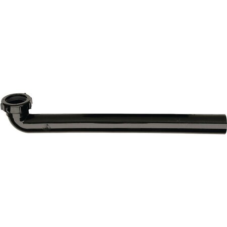 Plumb Pak Waste Arm, 1-1/2 in, Slip, Plastic, Black PP104B