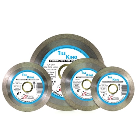 Continental Abrasives 4in x .060in x 7/8in-5/8in Dry Tile Blade DB-00851
