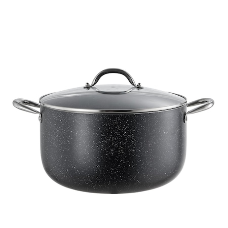 Vevor Stainless Steel Stock Pot 8-Quart Stockpot with Glass Lid for Soups Stews HZ-V8T
