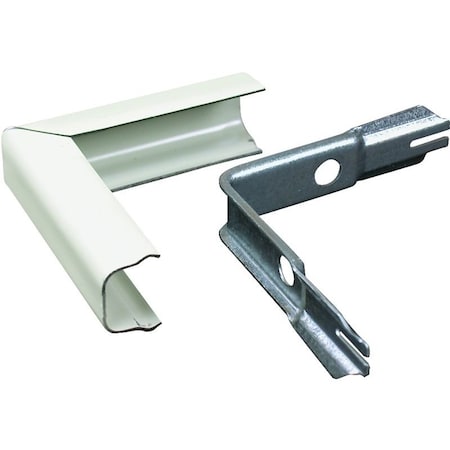 Legrand Wiremold Raceway Outside Elbow, Metal, Metal, Ivory B-8