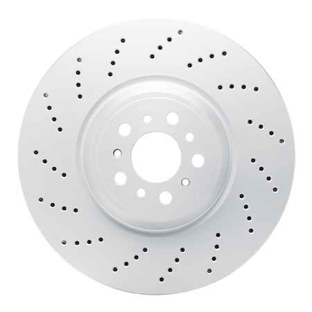 Dynamic Friction Co DFC GEOSPEC Coated Rotor - Drilled 624-31192D