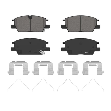 Wagner Brake QuickStop Front Disc Brake Pad Set Ceramic,  ZD2345