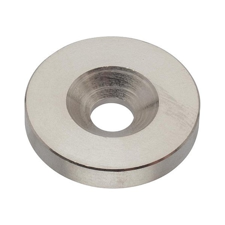 Zoro Select Countersunk Washer, Fits Bolt Size #10 , Stainless Steel Plain Finish Z9932H-316
