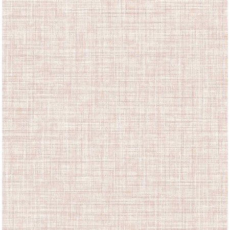 A-Street Prints Mendocino Rose Rose Linen Wallpaper 2821-24272