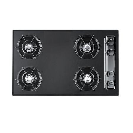 Summit 30in Wide 4-Burner Gas Cooktop TNL053