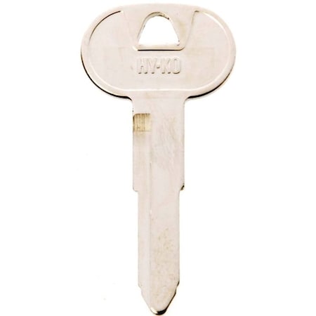 Hy-Ko Key Blank, Brass, Nickel 11010B56