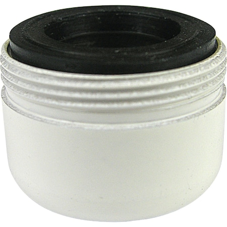 Westlake Pipe & Fittings 1.2 GPM 55/64'' Male Dual Thread Aerator Wht 9/1/8975