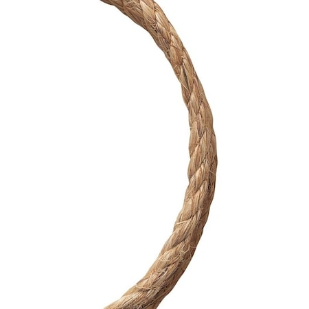 Baron Manila Rope, 3/4 in Dia, 100 ft L, 695 lb Working Load, Natural 54427